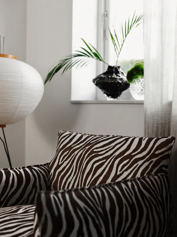 Le Petite Fåtölj Zebra Brun / Vit