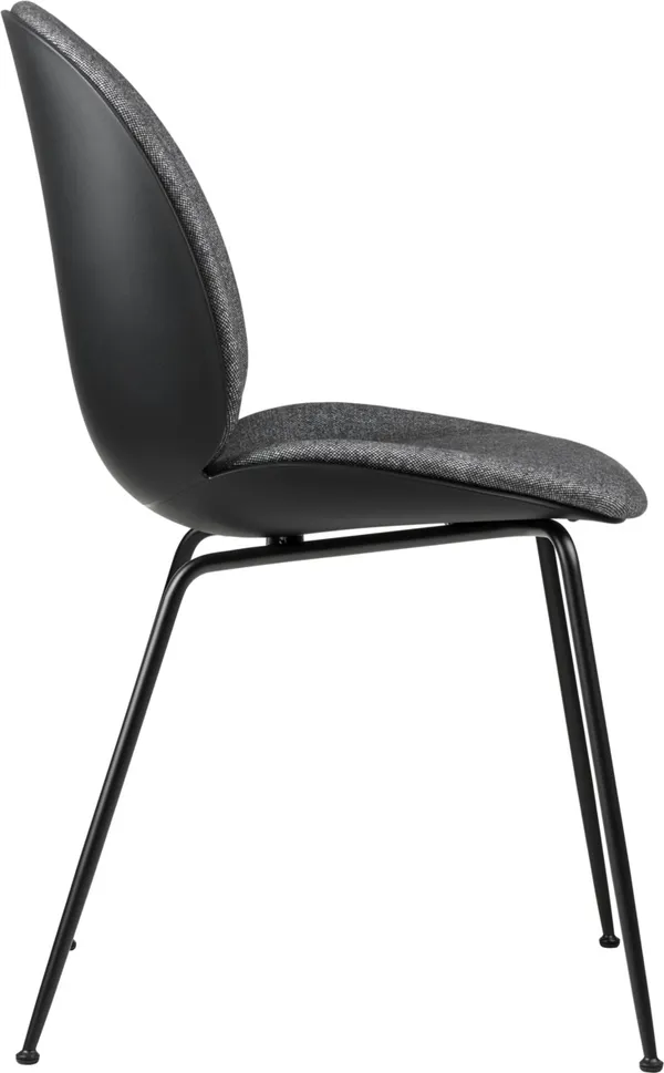 Beetle Stol Polstret Front / Konisk Fot Plain 0023