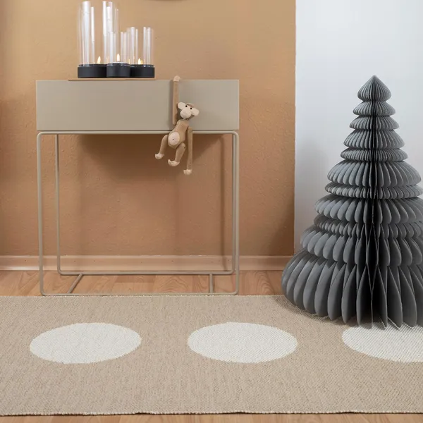 Vera Teppe Mud/Vanilla 70x150 cm