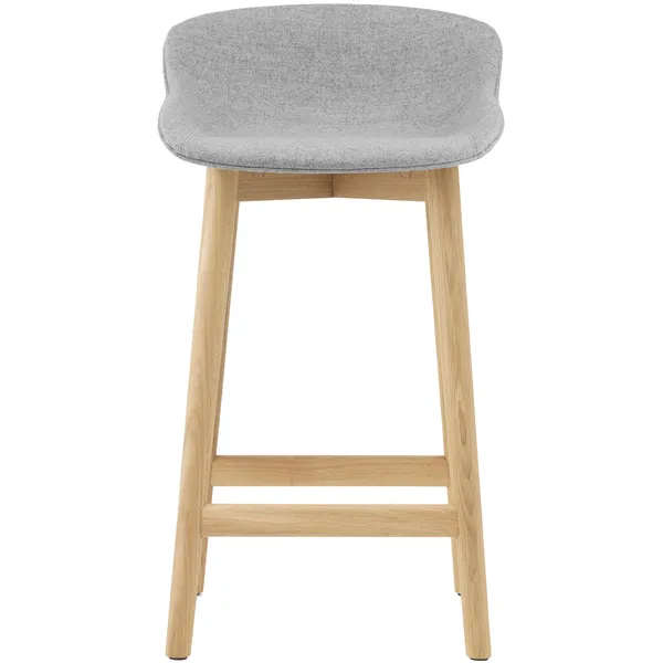 Hyg Barstol 65 cm Grå / Egetræ