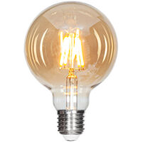 E27 LED dimbar Glob 4W 2000K 320lm 95 mm Amber