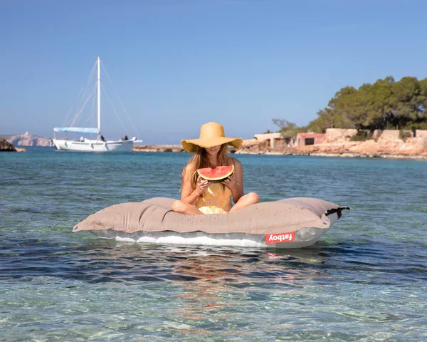 Original Floatzac Flydende Sækkestol Grey Taupe