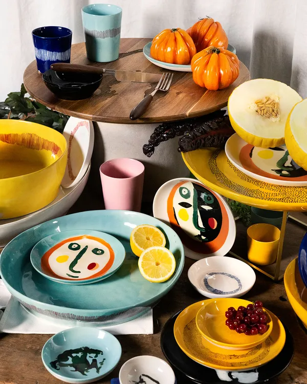 Feast Salad Bowl 285 cm Yellow / Red