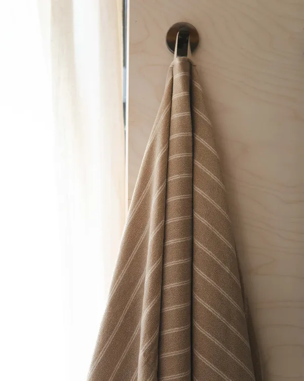 Una Håndkle 100x160 cm Sand Beige Rain