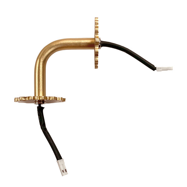 Rate Reservedel 90-Degrees Connection Kit Messing