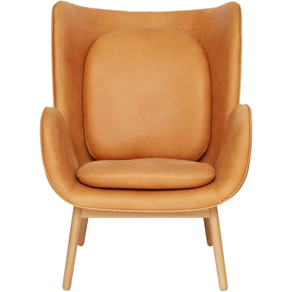 Enclose Lenestol Ben Mattlakkert Eik / Skinn Vintage Cognac