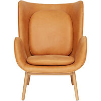 Enclose Lenestol Ben Mattlakkert Eik / Skinn Vintage Cognac