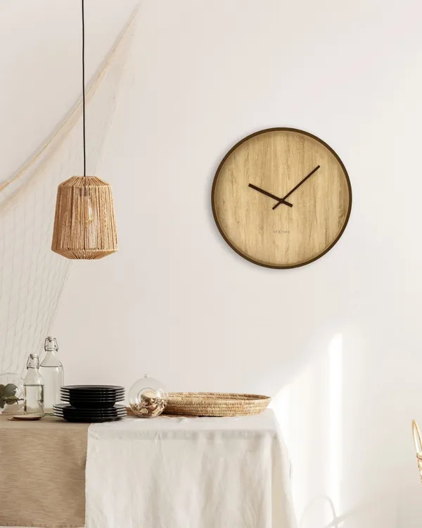 Oslo Veggklokke Ø50 cm Light Brown