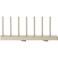 String Tallerkenrække 25x20x77 cm 2-pak Sort