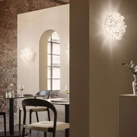 Clizia Vegg-/Taklampe 78 cm Hvit