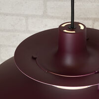 PH 5 Riippuvalaisin Monochrome Burgundy