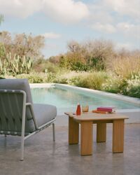 Assemble Sofabord Teak 55x55 cm