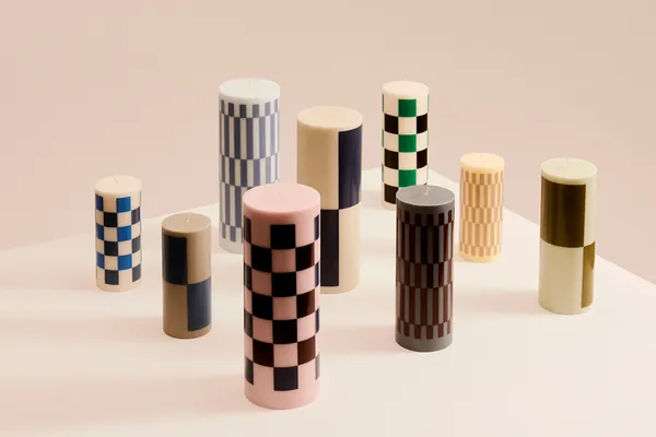 Column Kubbelys M Sort / Grønn