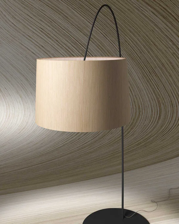 Twiggy Wood Golvlampa MyLight Svart