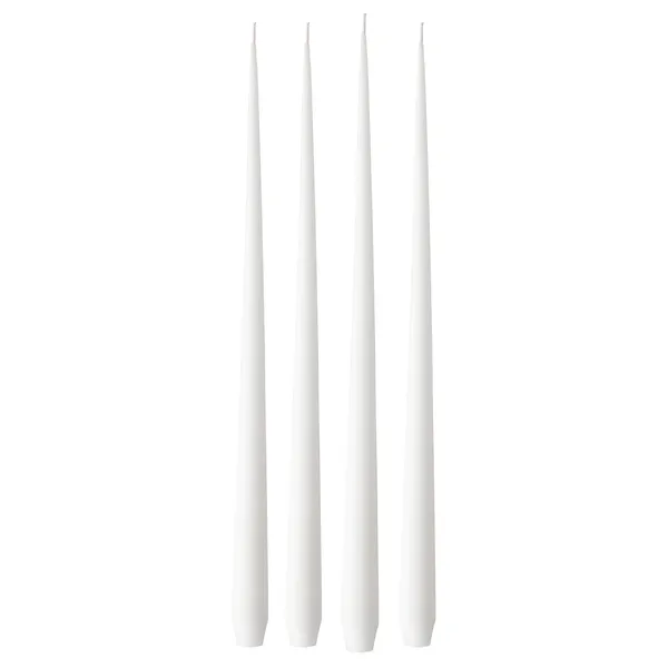 Antikljus Matt 42 cm 4-pack Pure White