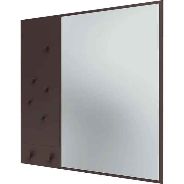 Memo Wall Mirror With Notice Board Balsamic