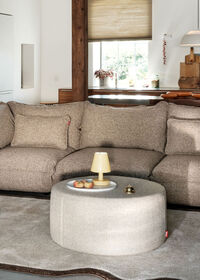 Puff Boucle Recycled Kudde Brun