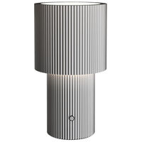 Iluma Bordlampe Bærbar Sølv