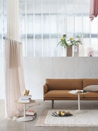 Ridge Vas 35 cm Beige