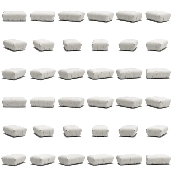 MONO Fodskammel Steam White