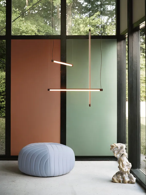 Fine Suspension Pendel 90 cm Deep Red