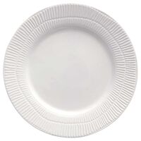 Stripes Tallrik 28 cm Vit