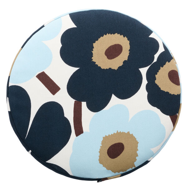 Pieni Unikko Istuintyyny Ø35 cm Tummanvihreä / Blueberry