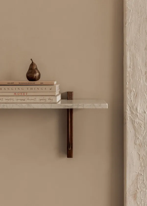 Corbel Væghylde 100 cm Carrara Marmor