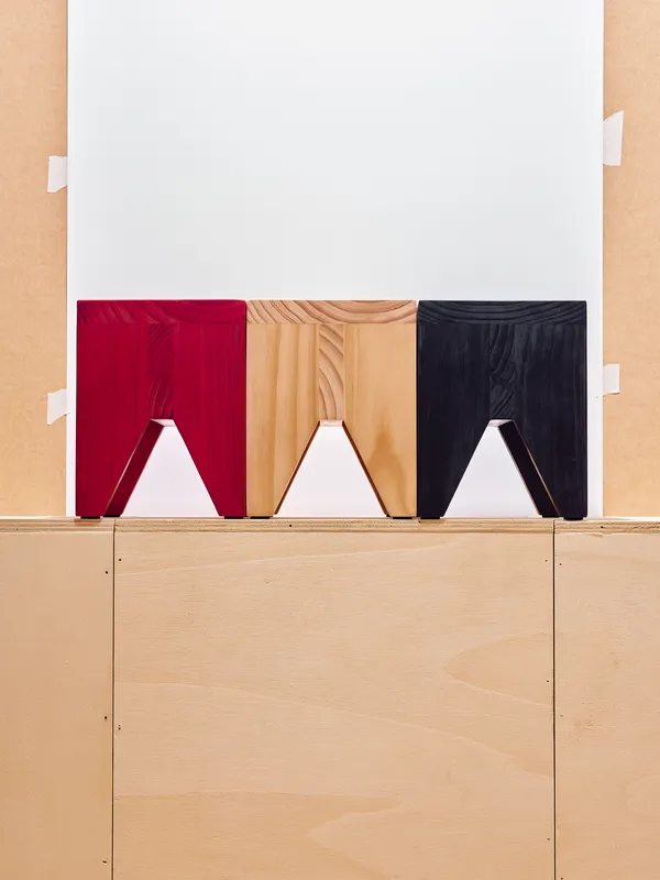 Manolito Stool Short Red