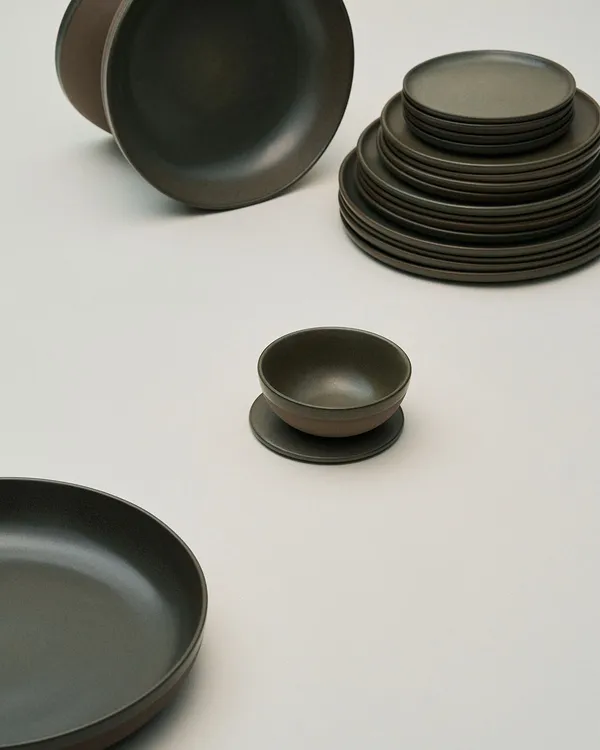 Surface Deep Plate Large Camo Green
