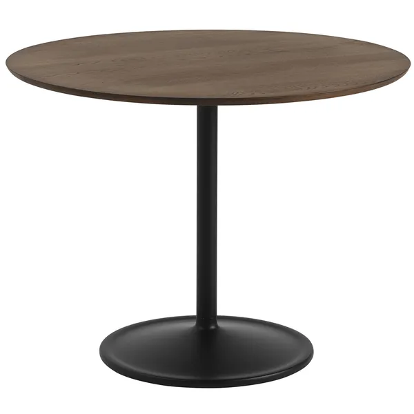 Soft Bord Ø95x73 cm Mørkolieret Eg / Sort