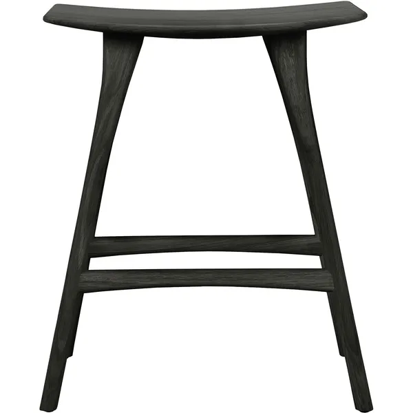 Osso Barstol 78 cm Mörkbetsad Teak