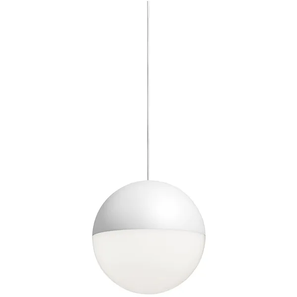 String Light Sphere Pendel 12M Dimbar Med Soft Touch Vit
