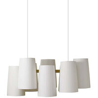 Fiesta 8 Pendel Vit / Guld