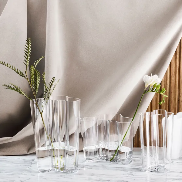 Alvar Aalto Vase 16 cm Klar