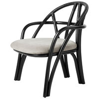 Bistra Loungestol Ebony / Fustagno 001