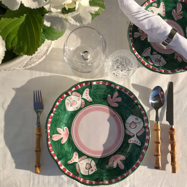 Amalfi Salaattilautanen 20 cm Vihreä
