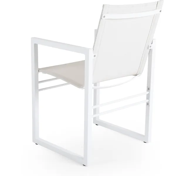 Vevi Dining Chair White/Alu
