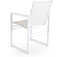 Vevi Dining Chair White/Alu