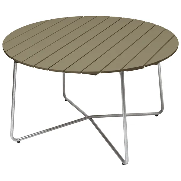 9A Bord Ø100 cm Ljusgrön / Varmförzinkat Stål