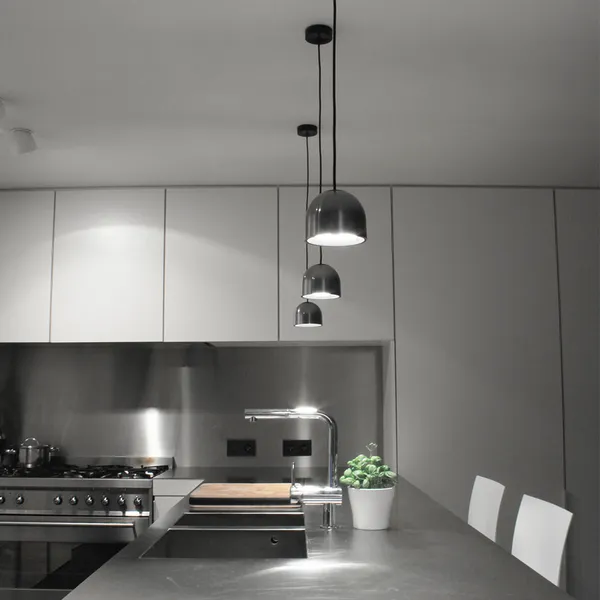 Wan S Loftlampe Sort