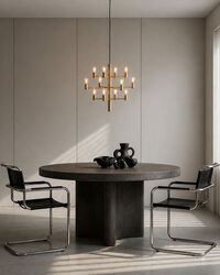 Manola 12 Lysekrone Dimmebar LED Satin Brass