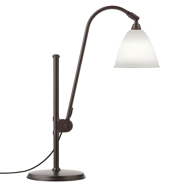 BL1 Bordlampe Black Brass/Bone China