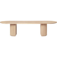 Moon Spisebord Elliptical 290x105 cm Solid Oljet Eik