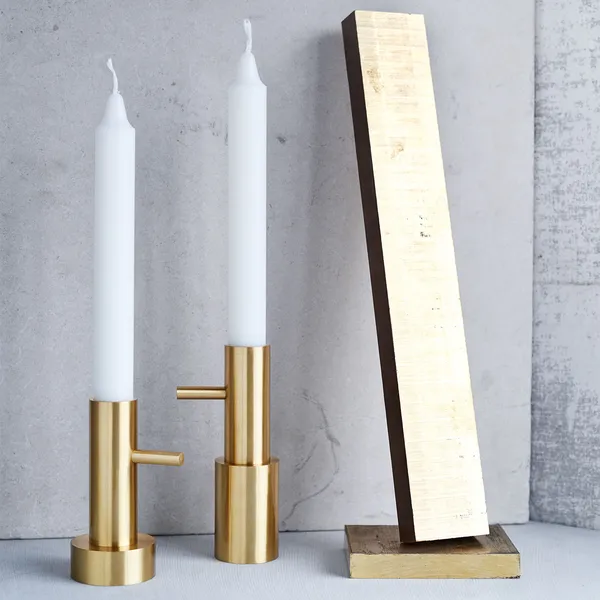 Jaime Hayon Candleholder Lysestage Single No2 H:13 cm Messing