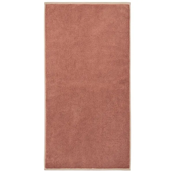 Ekko Hand Towel - Cashmere/Off-white Kylpypyyhe 50x100 cm Mocha Kashmirinvärinen
