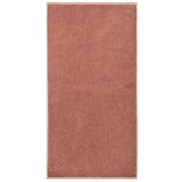 Ekko Hand Towel - Cashmere/Off-white Kylpypyyhe 50x100 cm Mocha Kashmirinvärinen