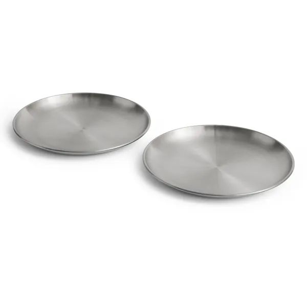 Outdoor Market Steel Plate Set of 2 Large