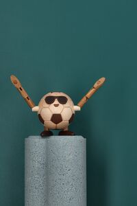 Billy Ball Trefigur Fotball (fotball) 7 cm