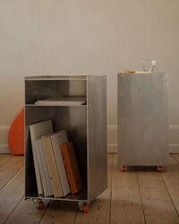 Rivet Rullebord med Hjul Aluminium